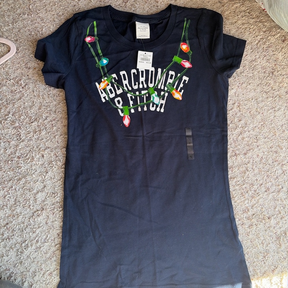 Abercrombie & Fitch Dark Blue Kids Tee